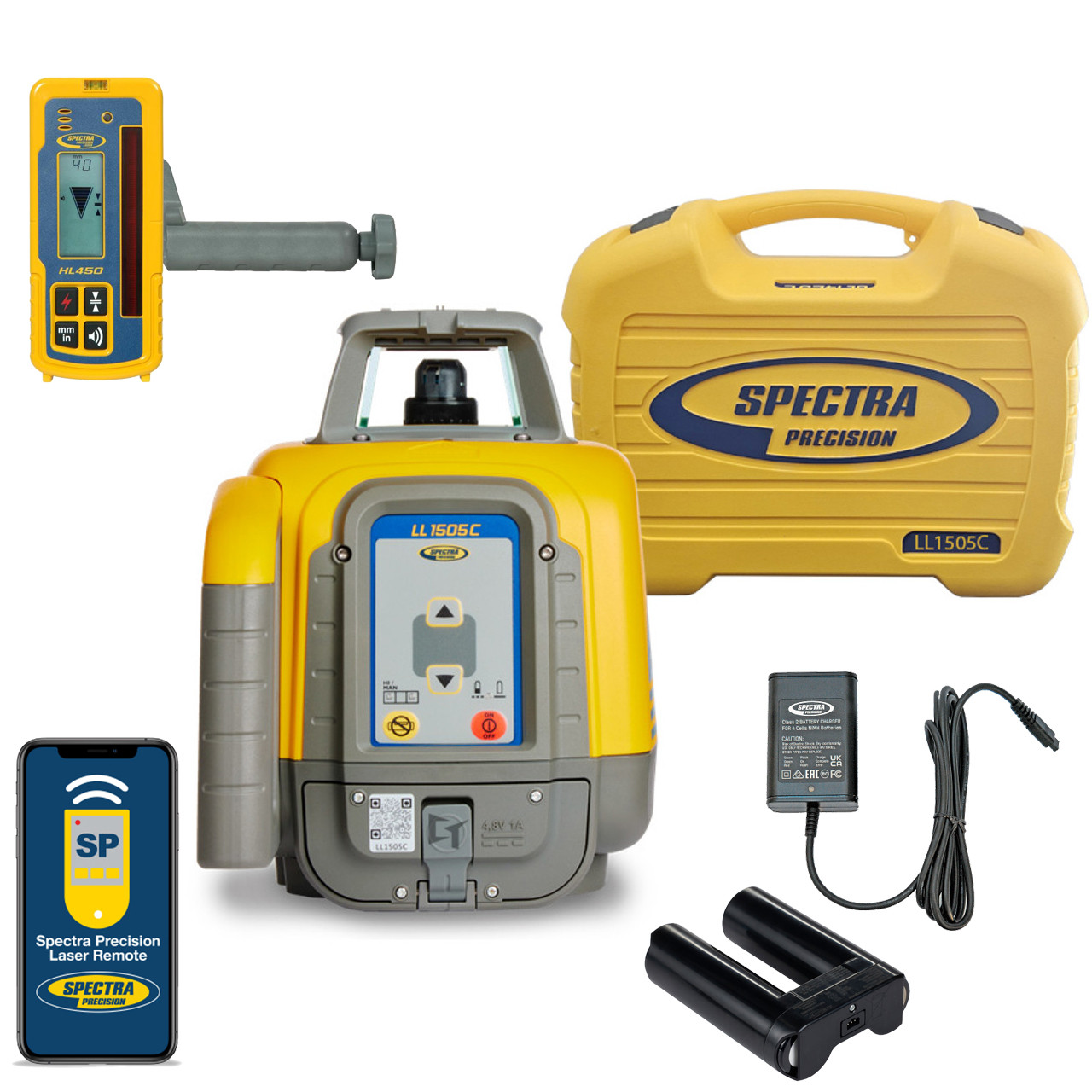 LL1505C W HL760, C70 CLAMP, RECHARGEABLE BATTERIES, UNIVERSAL CHARGER & CARRY CASE - Image 6