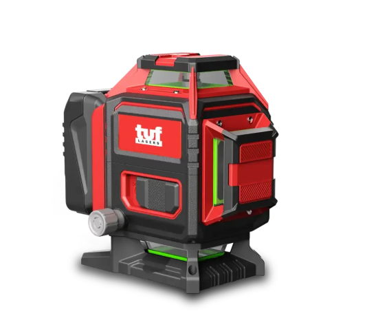 TUF LCG4 , 4 x 360 Green beam 4D laser with magnetic bracket 2 xbatteries, charger, carry