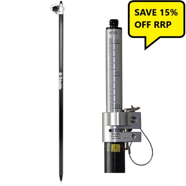 JCC - Trimble 1.50mtr - 2.6mtr Robotic Prism Pole