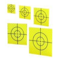Retro Targets Fluro Yellow (40x40)mm 20pcs
