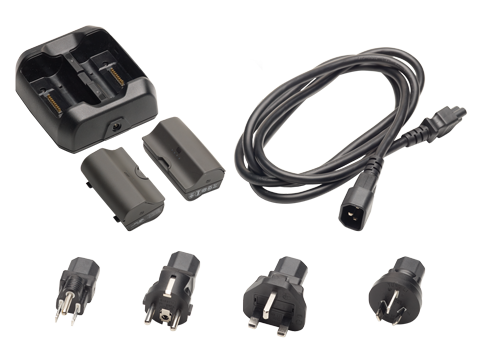 Trimble - TSC7-710 / Ranger 7 - 710 External Battery Charger w/ Int. Cord, Battery 2-pack